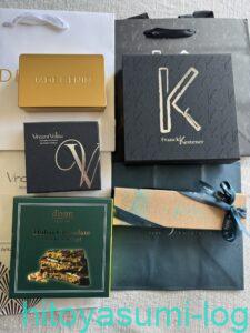 2025年に購入したチョコレートです