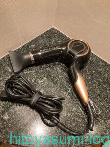 リッツカールトン東京設備のドライヤー