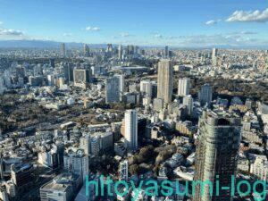 リッツカールトン東京客室からの景色