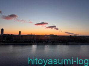 コペンハーゲン マリオットホテル港側部屋の眺め