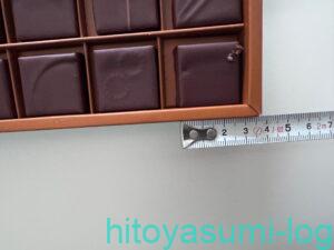 ロディックチョコレートショコラの大きさ
