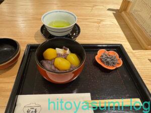 紀の善栗ぜんざい